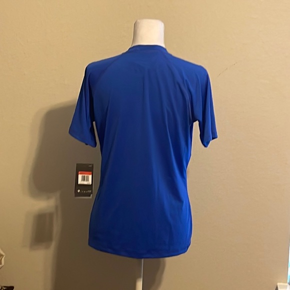 NWT, NIKE, Nike Swim Tee, Women, Short sleeves, Large, blue color. - Picture 4 of 6